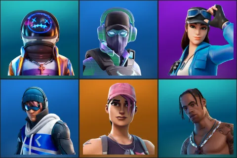 Astro Jack, Breakpoint, Cloud Striker, Point Patroller, Rose Team Leader, Travis Scott