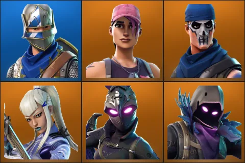 Blue Squire, Rose Team Leader, Warpaint, Mizuki, Ravage, Raven