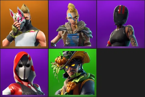 Drift, Huntress, Redline, The Ace, Patch Patroller