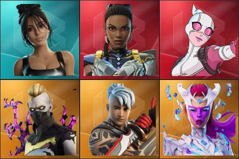Iconic Kim Kardashian, Shuri, Gwenpool, Driftwalker, Ronin, The Cube Queen