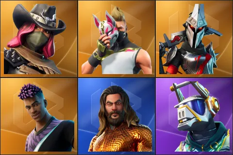 Calamity, Drift, Eternal Knight, Fade, Aquaman, DJ Yonder
