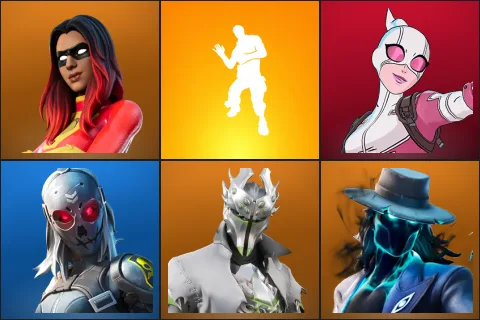 Joltara, Laugh It Up, Gwenpool, Zadie, Rogue Spider Knight, Deadeye