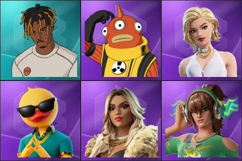 Slayer Juice WRLD, Blinky Fishstick, Cat Holloway, Cluster, Dylan, Heatwave PJ