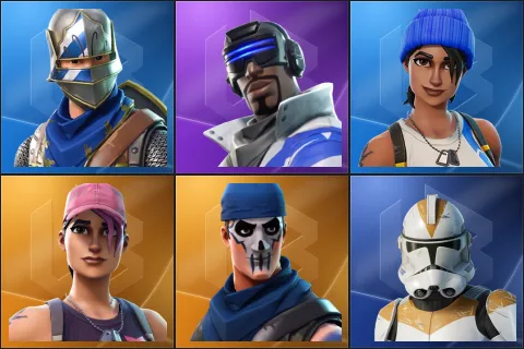 Blue Squire, Blue Striker, Blue Team Leader, Rose Team Leader, Warpaint, 212th Battalion Trooper