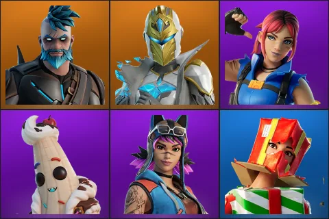 Omegarok, Spectra Knight, Explorer Emilie, Lil Split, Renegade Lynx, Holiday Boxy