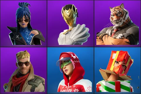 Hope, Nisha, Oscar, Vengeance Jones, Arctic Adeline, Holiday Boxy