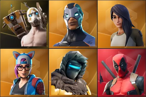 Psycho Bandit, Carbide, Gear Specialist Maya, Lynx, Zenith, Deadpool