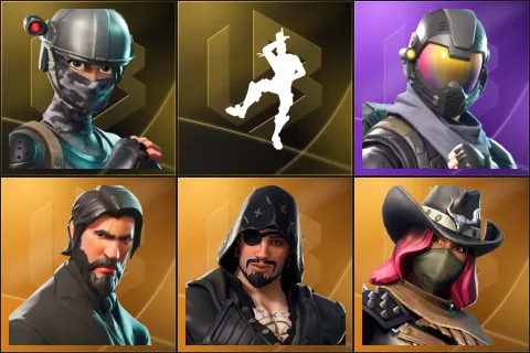 Elite Agent, Take The L, Rogue Agent, The Reaper, Blackheart, Calamity
