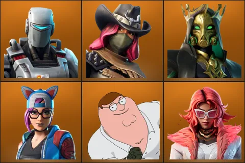 A.I.M., Calamity, Hades, Lynx, Peter Griffin, Valeria