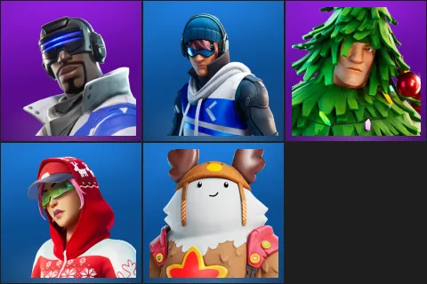 Blue Striker, Point Patroller, Lt. Evergreen, Arctic Adeline, Sled Ready Guff