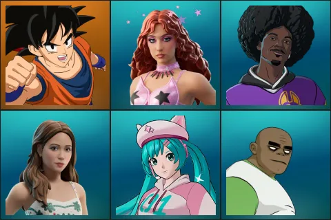 Son Goku, Chappell Roan, LBC '93 Dogg, Laufey, Neko Hatsune Miku, Russel