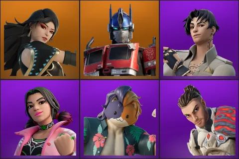 Era, Optimus Prime, Lorenzo, Mariposa, Purradise Meowscles, Relik