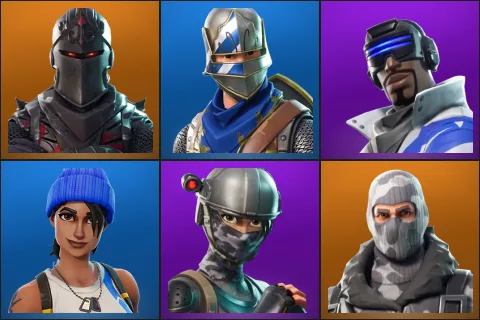 Black Knight, Blue Squire, Blue Striker, Blue Team Leader, Elite Agent, Havoc