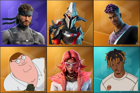 Solid Snake, Eternal Knight, Fade, Peter Griffin, Valeria, Slayer Juice WRLD