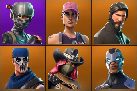 Elite Agent, Rose Team Leader, The Reaper, Warpaint, Calamity, Carbide