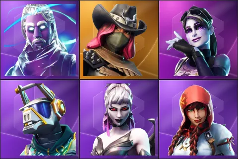 Galaxy, Calamity, Dark Bomber, DJ Yonder, Dusk, Fable