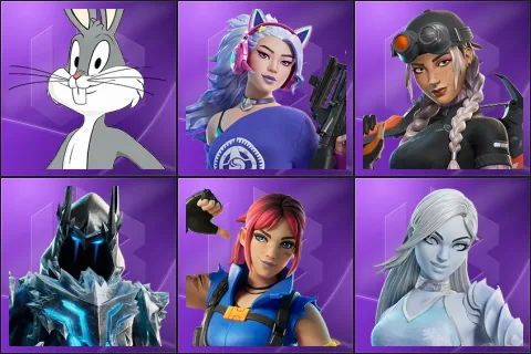 Bugs Bunny, Dasha, Elite Jules, Exalted Ice King, Explorer Emilie, Lady Windfrost