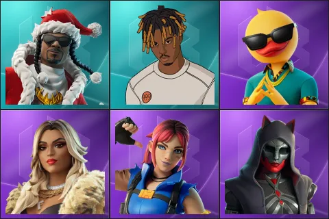 Santa Dogg, Slayer Juice WRLD, Cluster, Dylan, Explorer Emilie, Felina