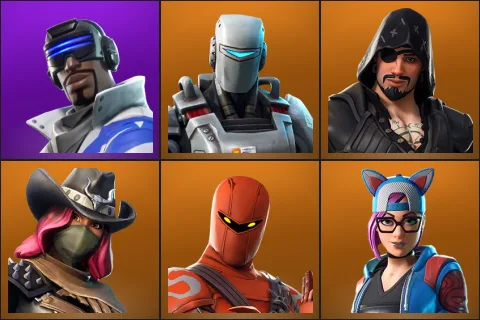 Blue Striker, A.I.M., Blackheart, Calamity, Hybrid, Lynx
