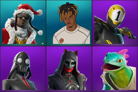 Santa Dogg, Slayer Juice WRLD, 1-Ball, Chaos Director, Felina, Lizzik