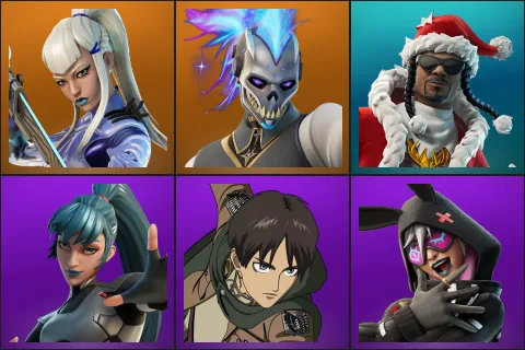 Mizuki, Renzo the Destroyer, Santa Dogg, Captain Hypatia, Eren Jaeger, Highwire
