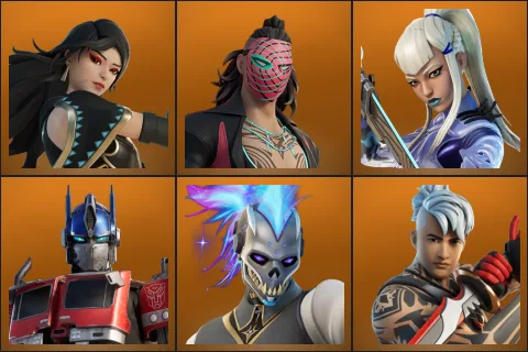 Era, Kado Thorne, Mizuki, Optimus Prime, Renzo the Destroyer, Ronin