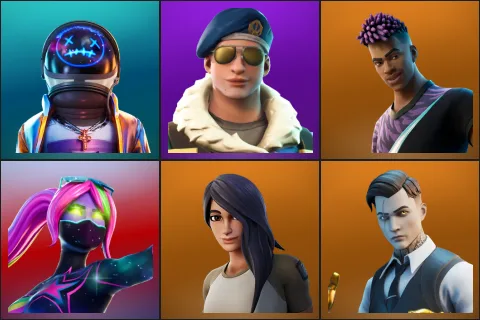 Astro Jack, Royale Bomber, Fade, Galaxia, Gear Specialist Maya, Midas