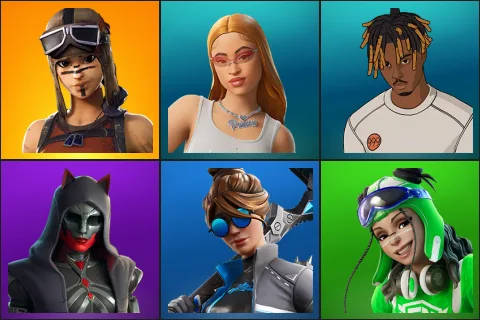 Renegade Raider, Ice Spice, Slayer Juice WRLD, Felina, Wavebreaker, FNCS Renegade