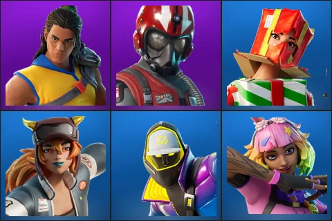 Trailblazer Tai, Wingman, Holiday Boxy, Lina Scorch, Subzero Cryptic, Vivi Chroma