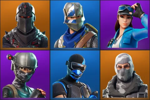 Black Knight, Blue Squire, Cloud Striker, Elite Agent, Fixer, Havoc