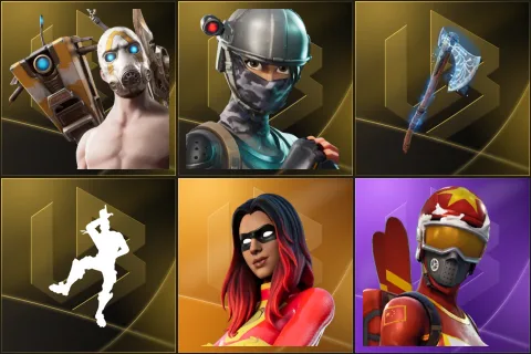 Psycho Bandit, Elite Agent, Leviathan Axe, Take The L, Joltara, Mogul Master (CHN)
