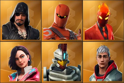 Blackheart, Hybrid, Inferno, Rox, Sentinel, Vendetta
