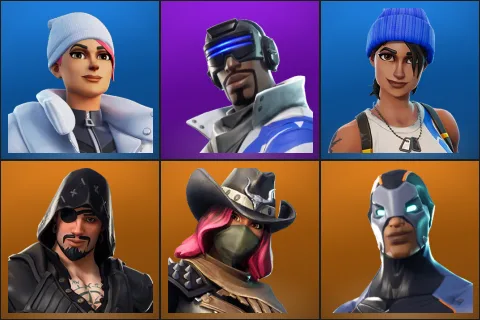 Blizzard Bomber, Blue Striker, Blue Team Leader, Blackheart, Calamity, Carbide