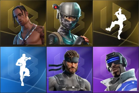 Travis Scott, Elite Agent, Take The L, Scenario, Solid Snake, Blue Striker