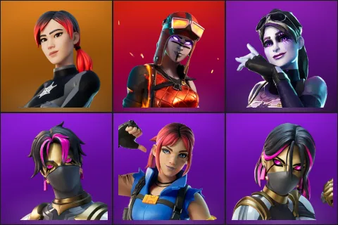 Polarity, Blaze, Dark Bomber, Errant, Explorer Emilie, Glitch