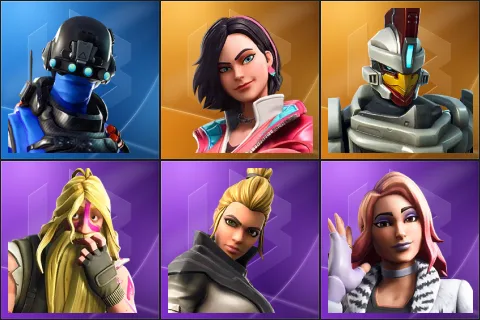 Carbon Commando, Rox, Sentinel, Bunker Jonesy, Vega, Wilde