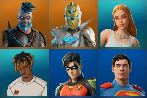 Omegarok, Spectra Knight, Ice Spice, Slayer Juice WRLD, Robin, Superman