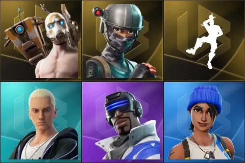 Psycho Bandit, Elite Agent, Take The L, Slim Shady, Blue Striker, Blue Team Leader