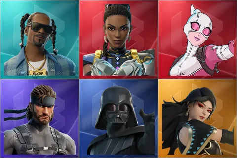 Snoop Dogg, Shuri, Gwenpool, Solid Snake, Darth Vader, Era