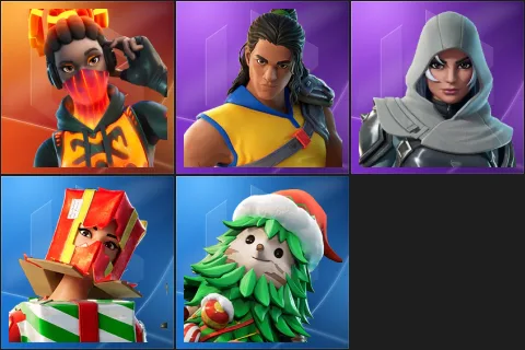 Tectonic Komplex, Trailblazer Tai, Vanguard Zadie, Holiday Boxy, Winterfest Bushranger