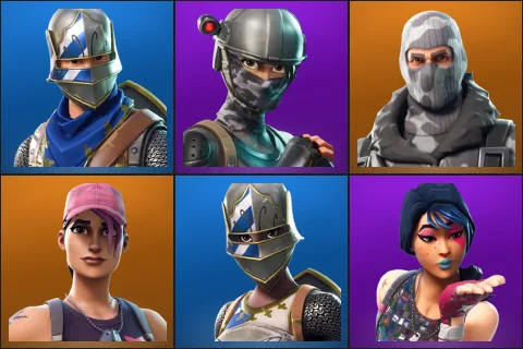 Blue Squire, Elite Agent, Havoc, Rose Team Leader, Royale Knight, Sparkle Specialist