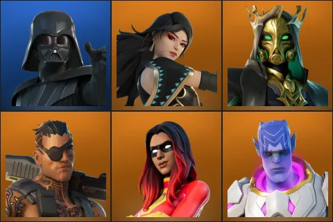 Darth Vader, Era, Hades, Joey, Joltara, Kymera