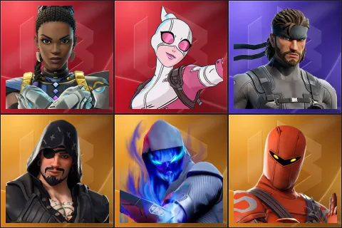 Shuri, Gwenpool, Solid Snake, Blackheart, Fusion, Hybrid