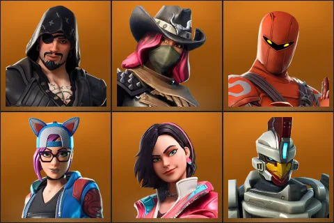 Blackheart, Calamity, Hybrid, Lynx, Rox, Sentinel