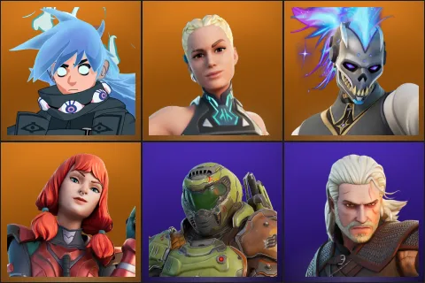 Nezumi, Paradigm (Reality-659), Renzo the Destroyer, The Imagined, Doom Slayer, Geralt of Rivia