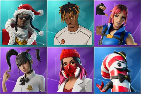 Santa Dogg, Slayer Juice WRLD, Explorer Emilie, Yuki Yubari, Yulejacket, Mr. Dappermint