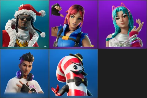Santa Dogg, Explorer Emilie, Katalina, Chord Kahele, Mr. Dappermint