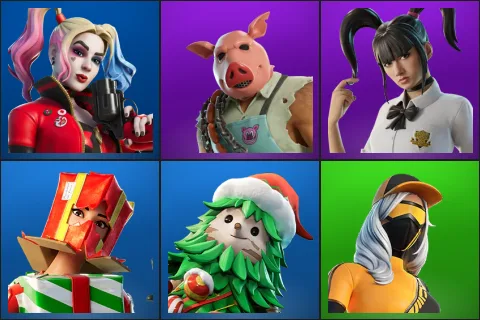 Rebirth Harley Quinn, Pig the Butcher, Yuki Yubari, Holiday Boxy, Winterfest Bushranger, Runway Racer