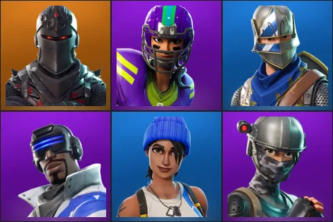 Black Knight, Blitz, Blue Squire, Blue Striker, Blue Team Leader, Elite Agent