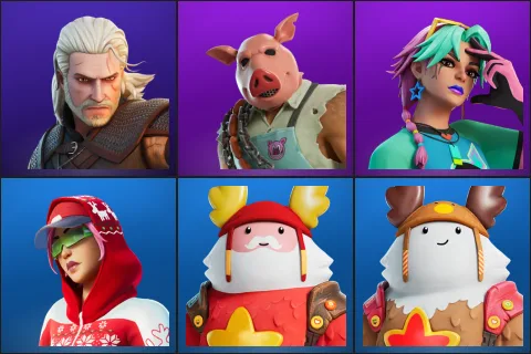 Geralt of Rivia, Pig the Butcher, Selene, Arctic Adeline, Guff Gringle, Sled Ready Guff